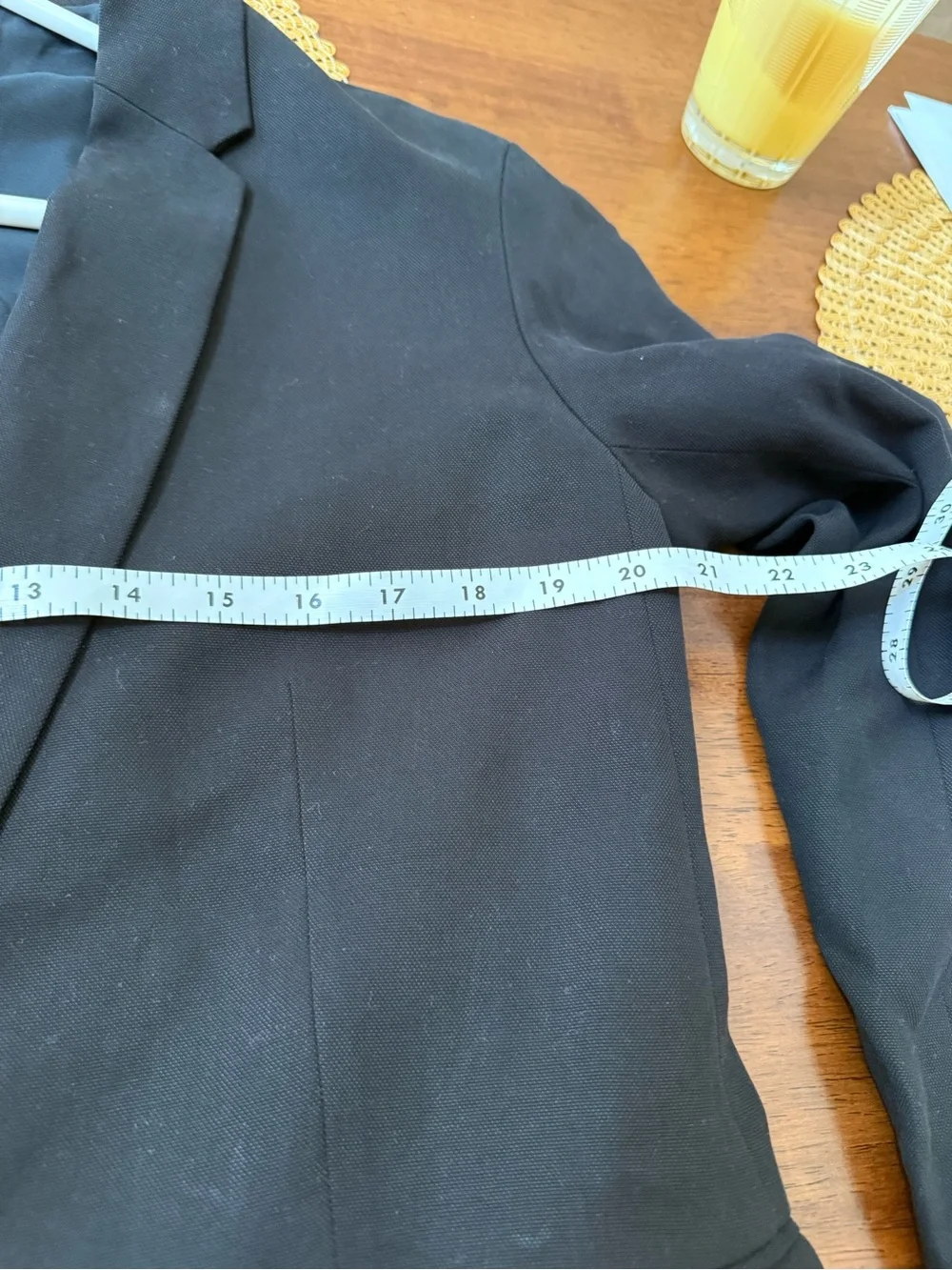 Everlane Black Lyocell One Button Blazer Jacket Women's Size 4 Minimalist
